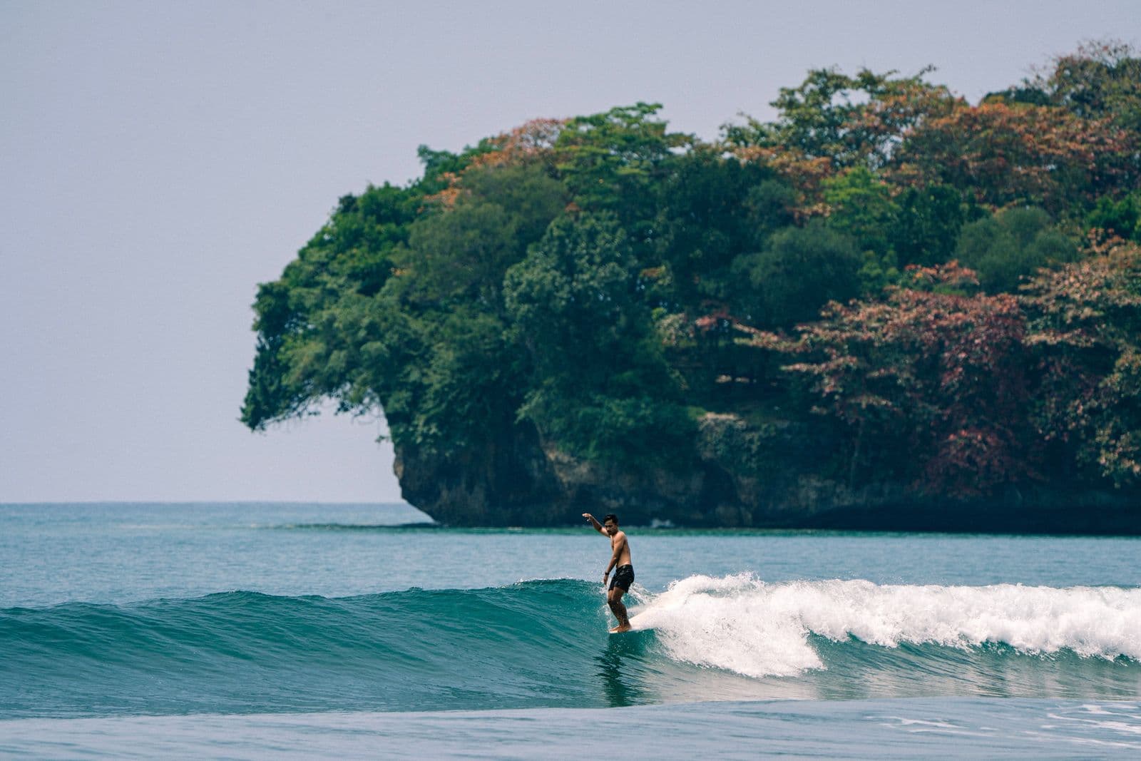 Surfing in Cambutal, Panama
